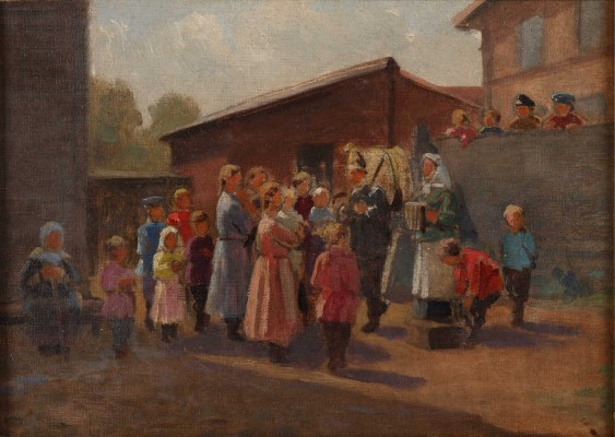 Дмитриев-Оренбургский Николай Дмитриевич. Встреча солдата 